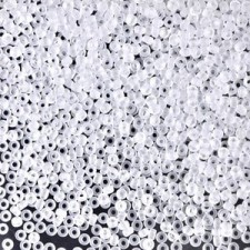 Miyuki rocailles Perlen 15/0 - Crystal matted 15-131F